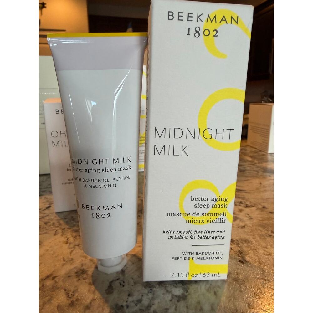 NEW Beekman 1802 Midnight Milk Better Aging Sleep Mask 2.13 oz